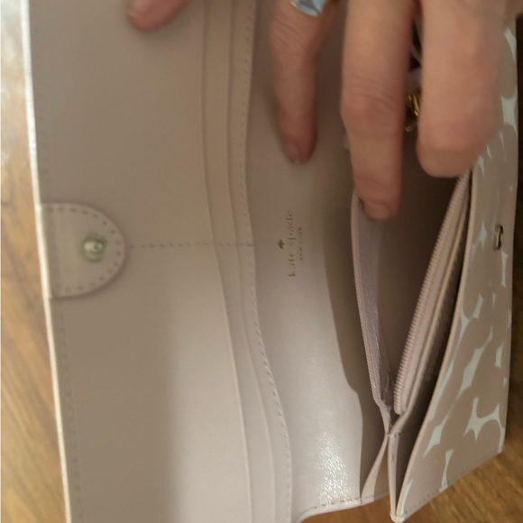 Kate Spade Putnam Drive Cyra Splodge Dot Pink Multi Large Flap Wallet - Picture 9 of 10